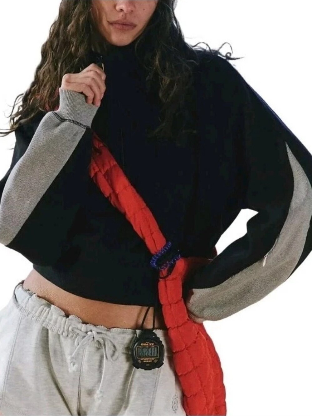 FP Movement by Free People Out of the Park Pullover black XS